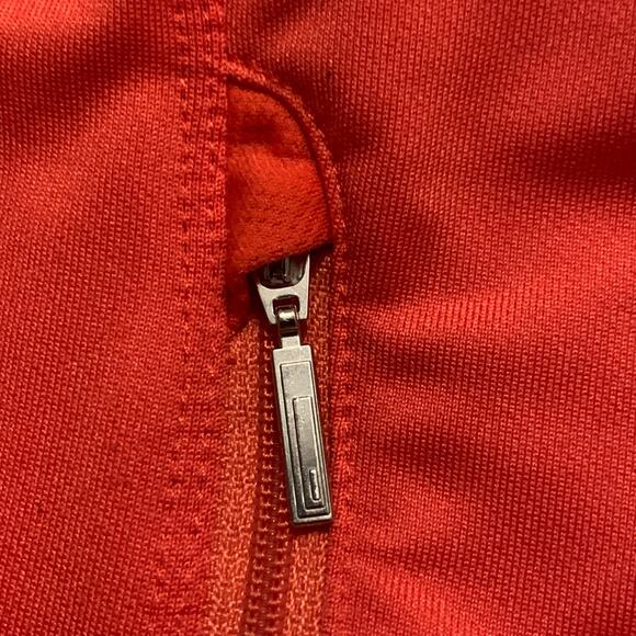 Straight Down Womens XL Orange Black Full Zip Jacket Golf Tennis Pickle Ball - Picture 10 of 16